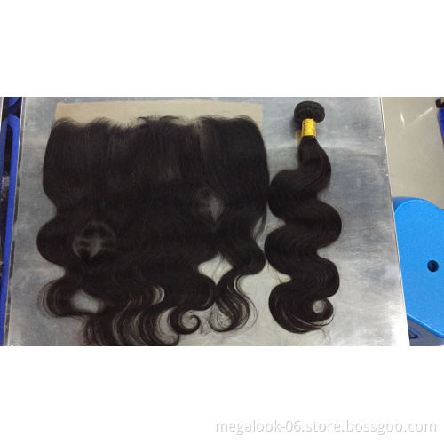 Top Quality Hot Selling Cuticle Aligned Raw Virgin Hair Fashionable Body Wave Lace Front Closure